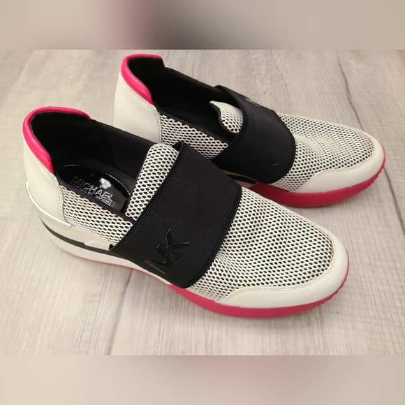 michael kors felix wedge sneakers